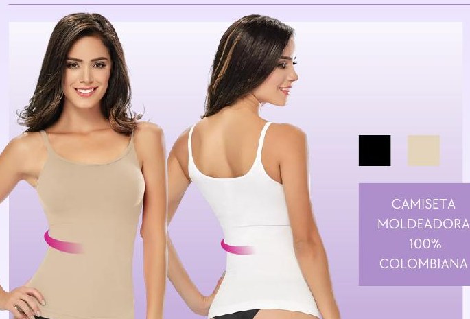 Camiseta moldeadora de tiras